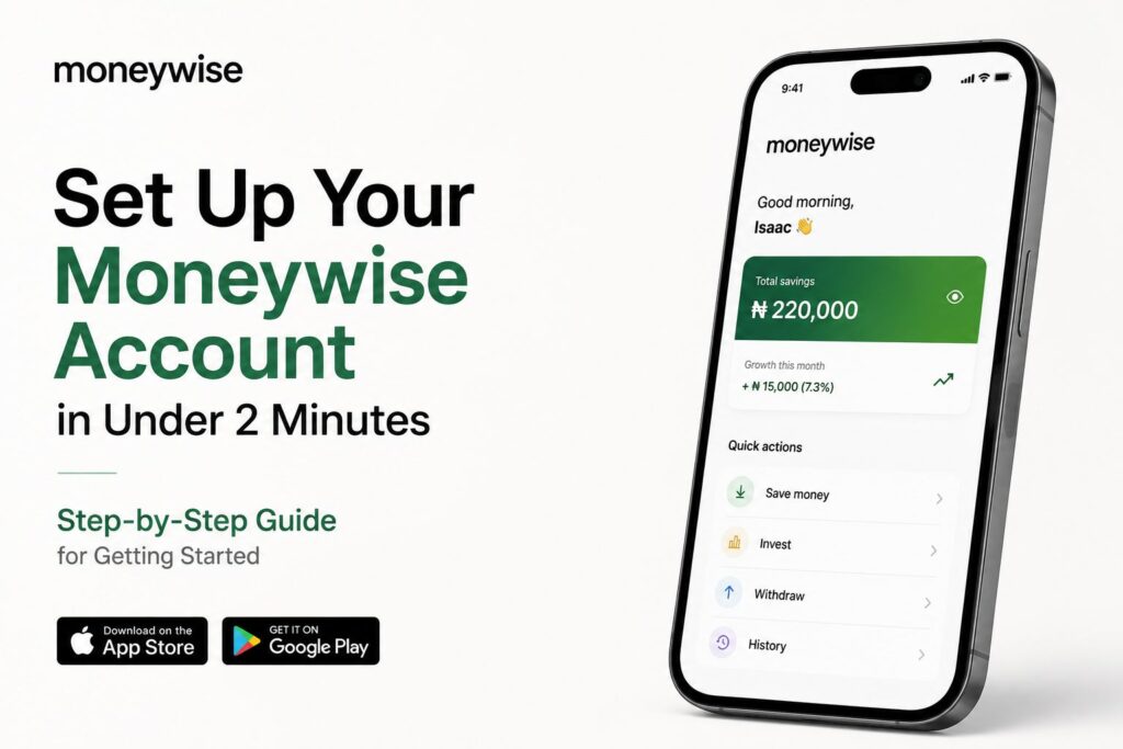 Set Up Your Moneywise Account in Under 2 Minutes