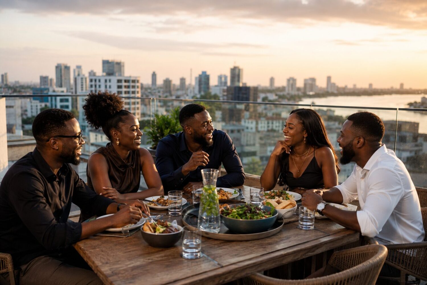 An evening gathering of the Moneywise community